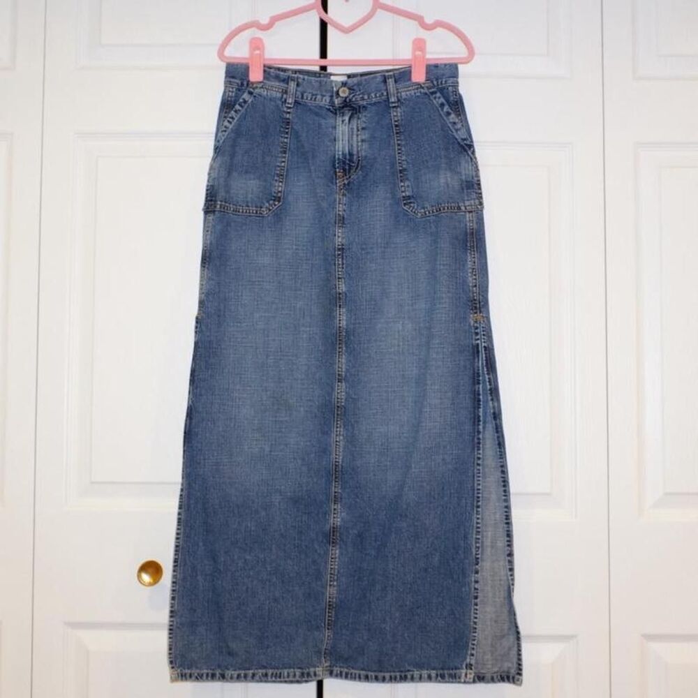 Lucky-brand Women's Blue and Navy Skirt